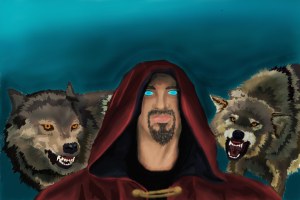 Werewolves and mage from Sacrifice. 